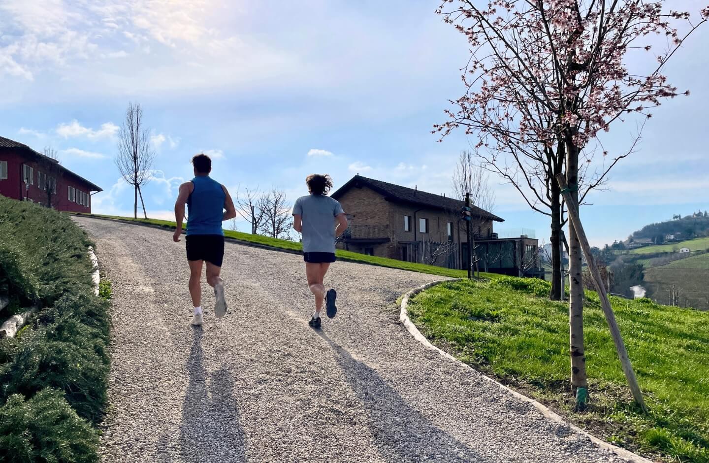 Correre tra i vigneti