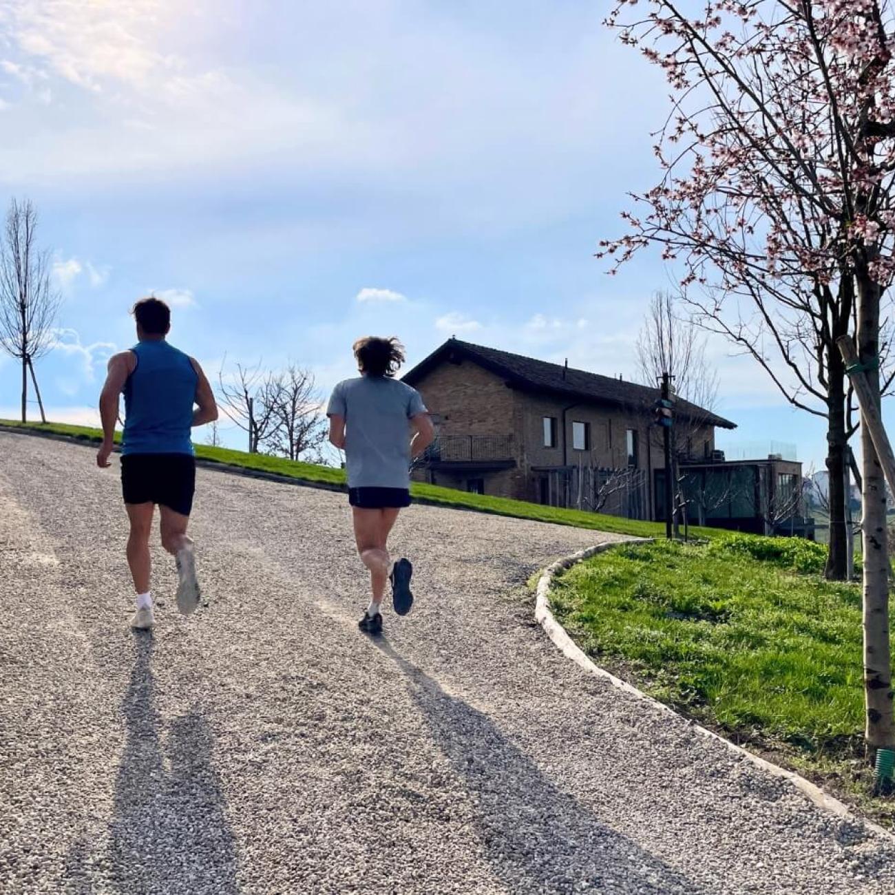 Correre tra i vigneti
