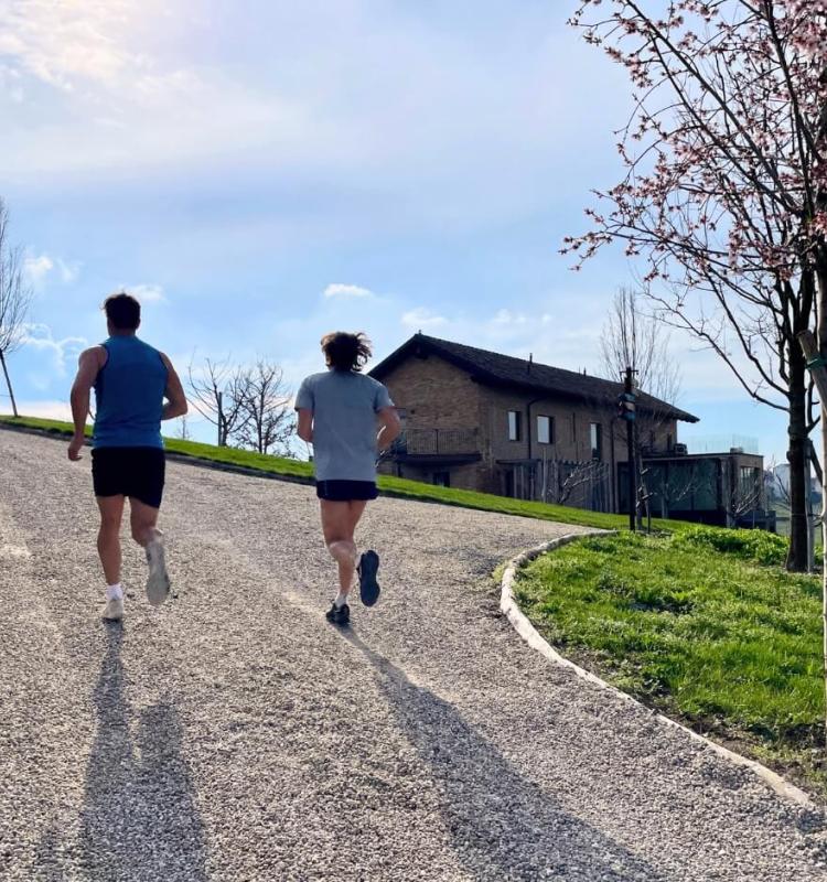 Correre tra i vigneti